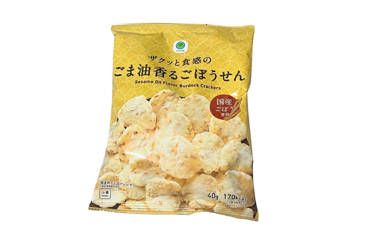 ファミマのごま油香るごぼうせんの写真