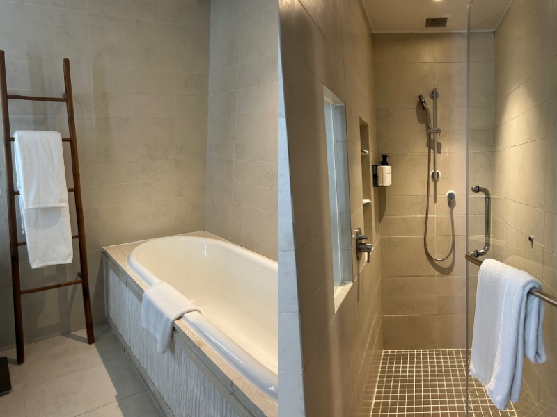 インターコンチネンタルハノイウエストレイクのバスルーム