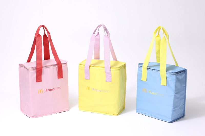 3色の保冷バッグ