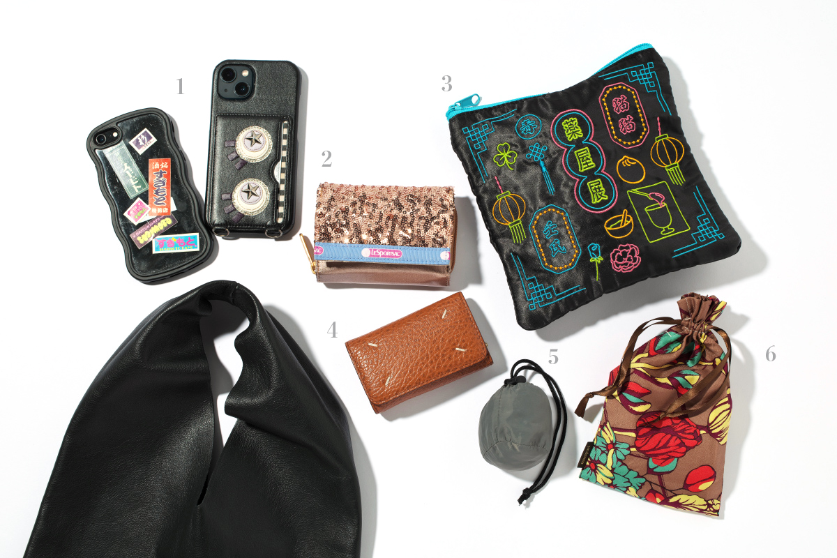 ドマーニ読者モデル 杉本緑さんのバッグの中身写真