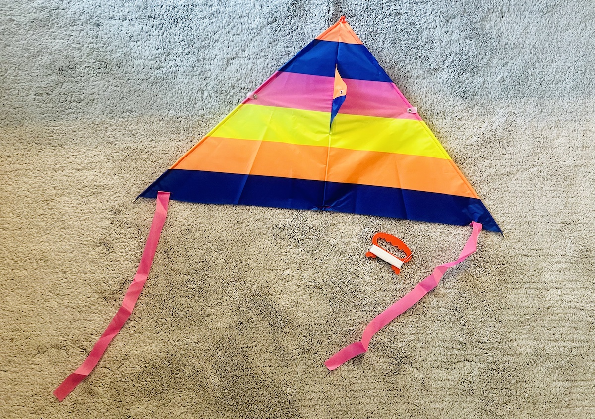 遠目にも見つけやすい! カラフルな「デルタカイト」