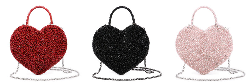 ハート型バッグ