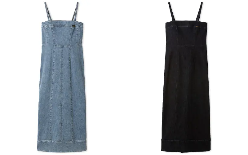 【Lee× FRAY I.D】ストレートデニムキャミワンピース