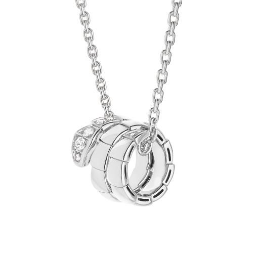 「セルペンティ ヴァイパー」ネックレス WG×DIA