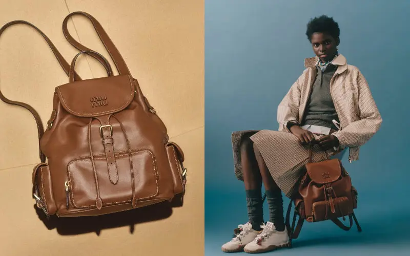 レザー バックパック