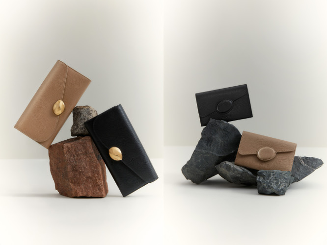 Basalt Long Wallet、Basalt Card Case