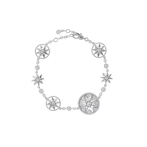 「ローズ デ ヴァン」ブレスレット（WGｘDIA）