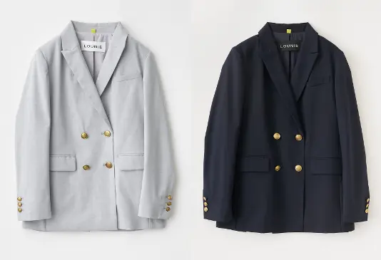 ダブルジャケット 無地