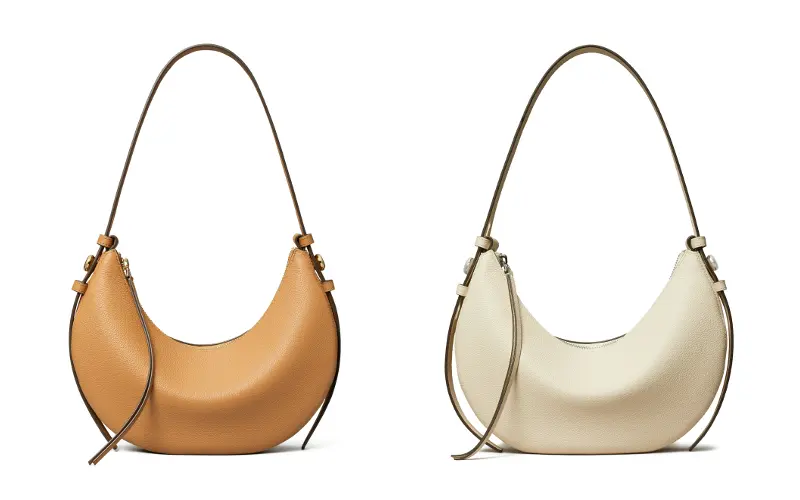 「ロミー ハーフムーンバッグ」ティラミス、ライトクリーム