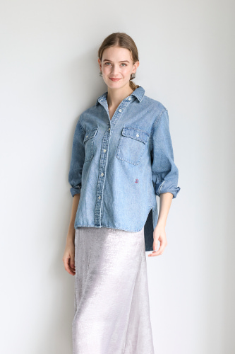 ライトオンスデニムシャツ